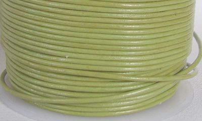 Zelený kulatý řemínek1,5 mm